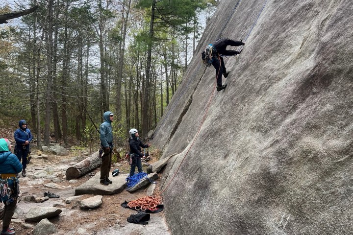 mock leading - Gym to Trad with IMCS and MetroRock