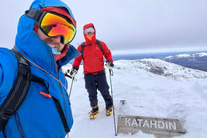 winter summit of Mt. Katahdin | Equinox Guiding Service & IMCS